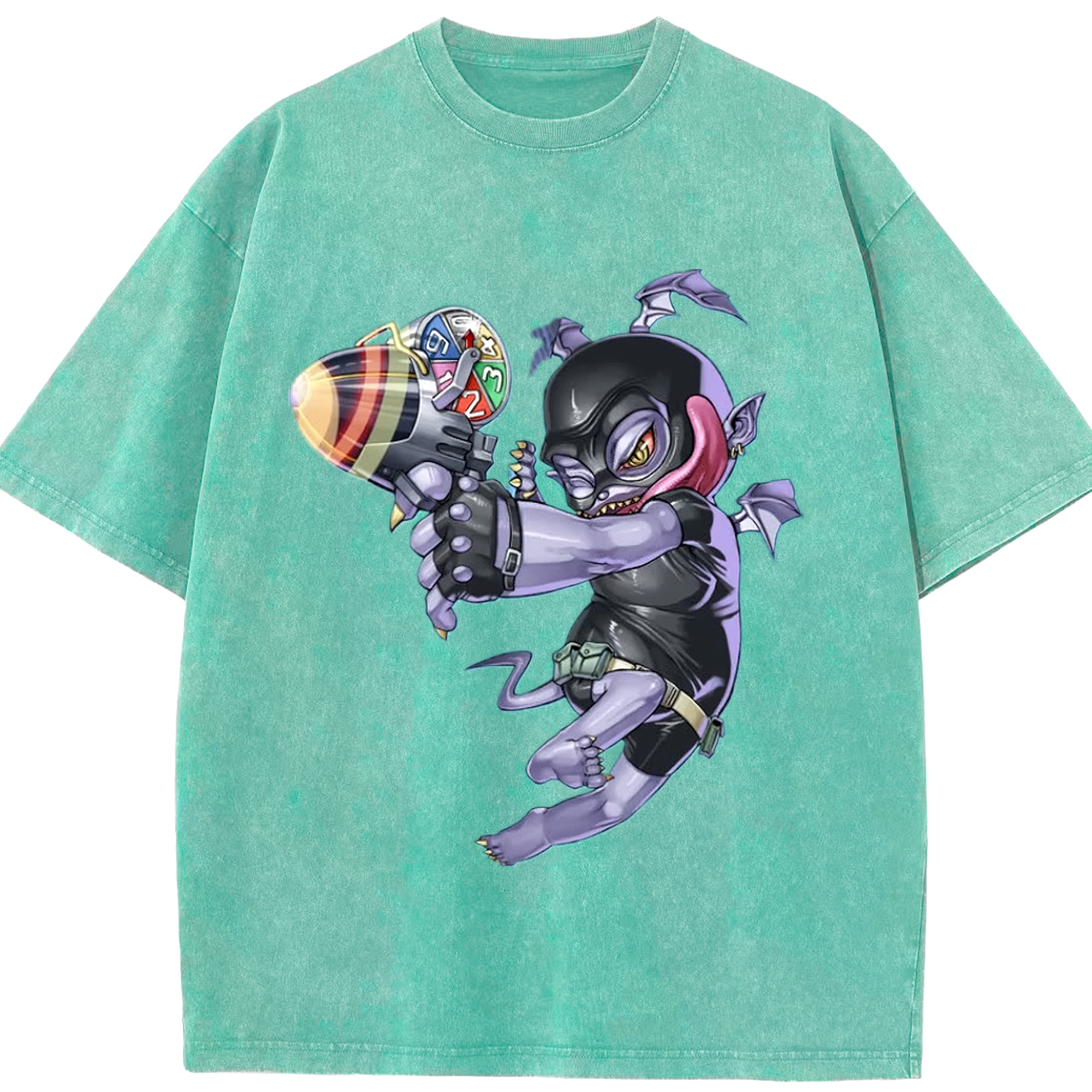 （画像用） 遊☆戯☆王 Yu-Gi-Oh! 綿100% ヴィンテージ風 半袖Tシャツ（フロントプリント）